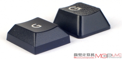 薄键帽和传统全高键帽的差异一目了然。